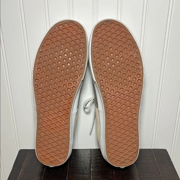 Vans Men's Color block tan and brown suede & fabric lace up sneakers - Picture 7 of 8